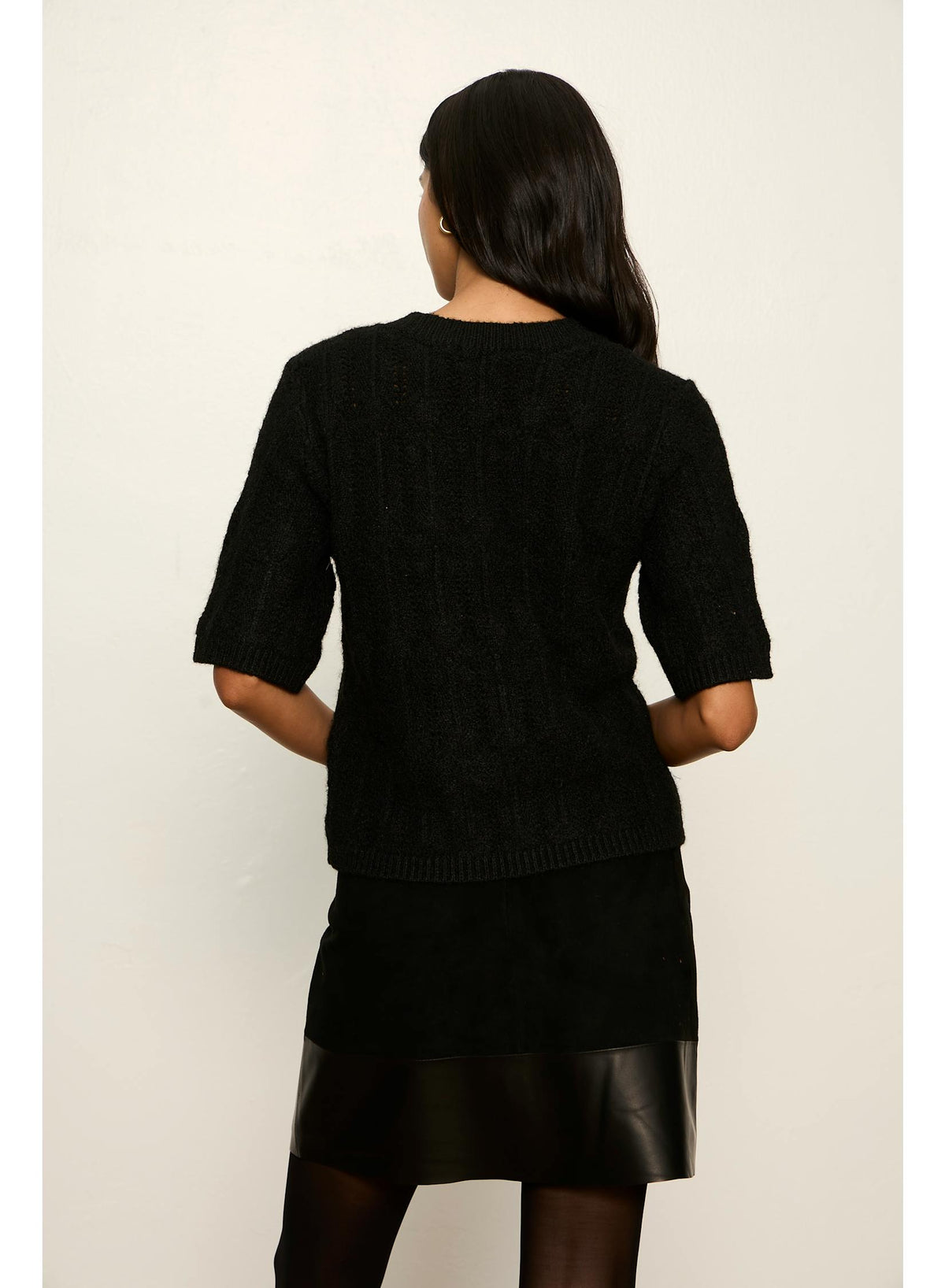 Sanctuary Pointelle Sweater Tee