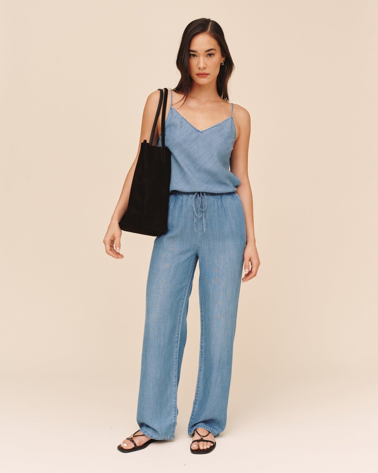 Bella Dahl Wide Leg Drawstring in Indigo Harbor Wash