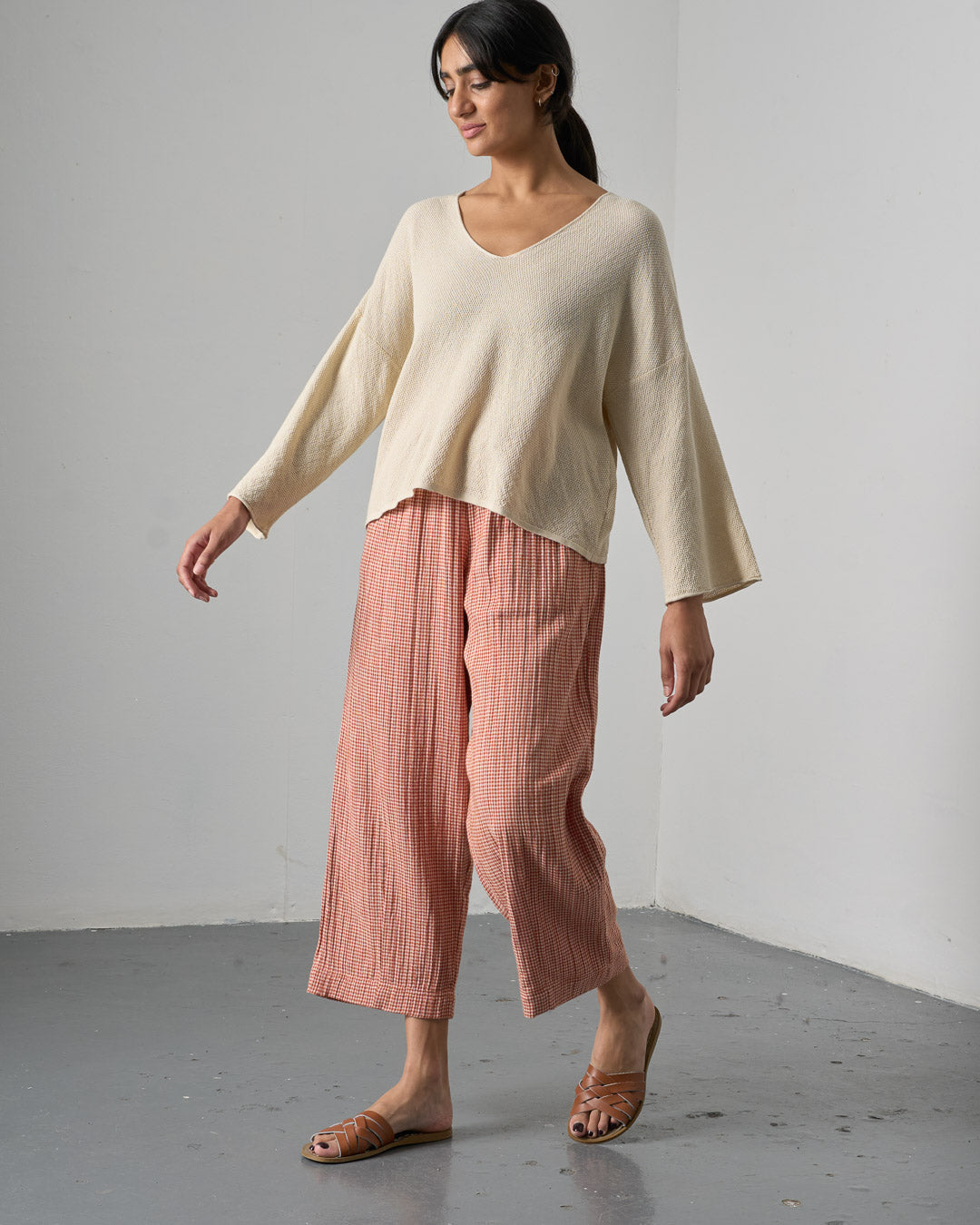 BIBICO Jody Relaxed Jumper in Ecru