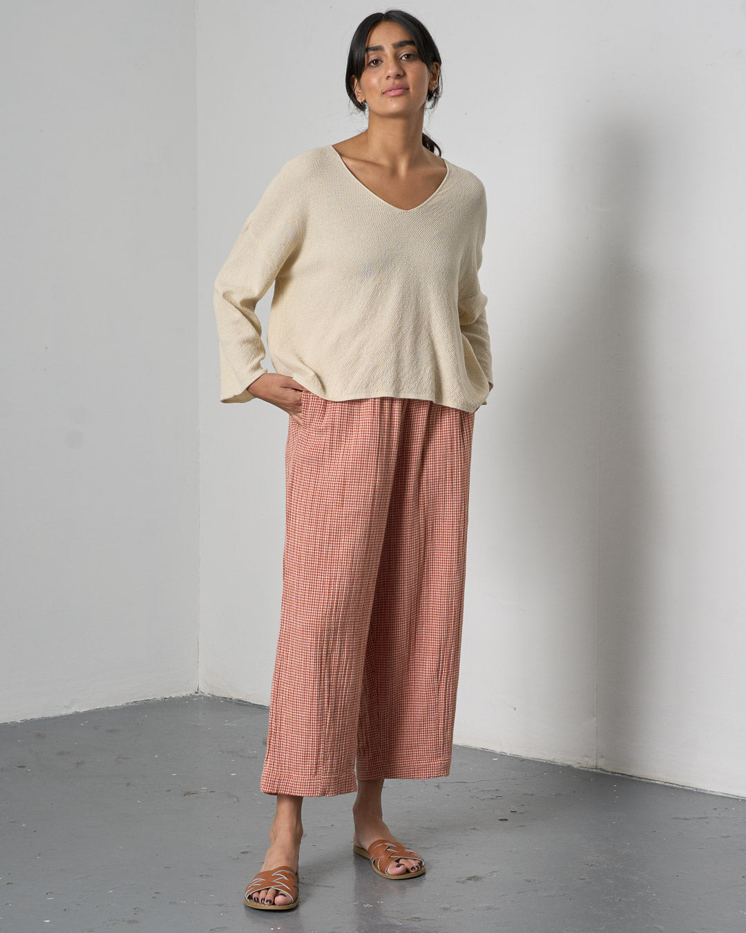 BIBICO Jody Relaxed Jumper in Ecru