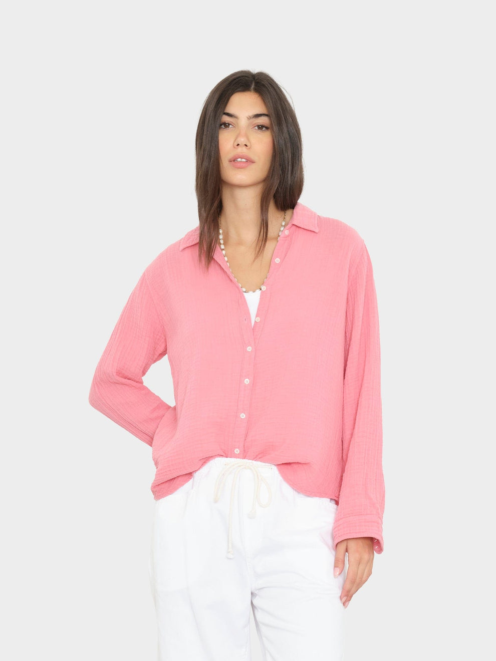 XIRENA Scout Shirt in Faded Rose