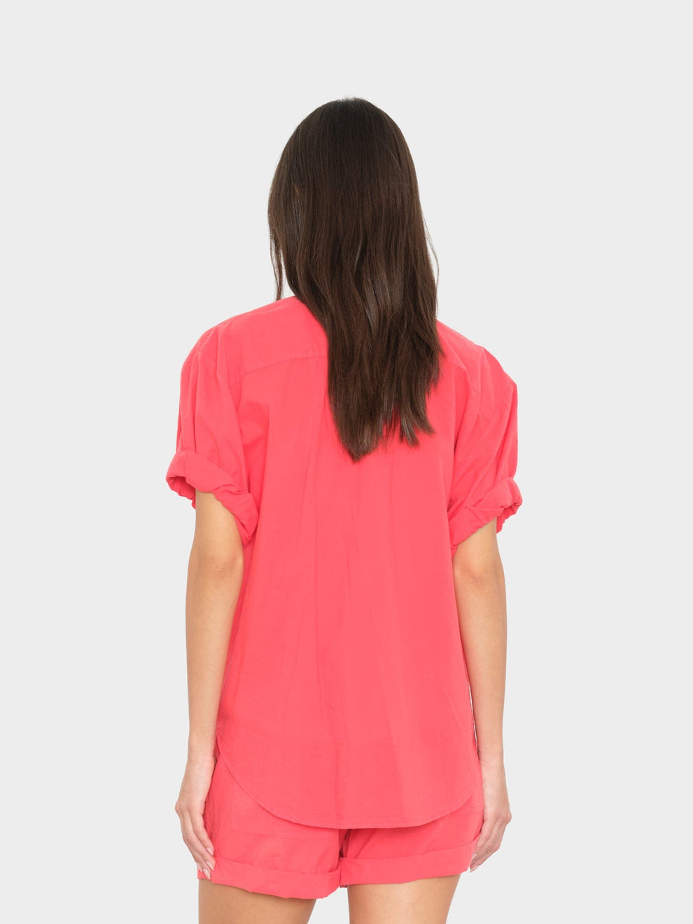 XIRENA Channing Shirt in Red Sky