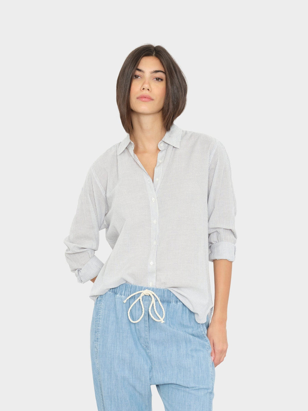 XIRENA Beau Striped Shirt Windward