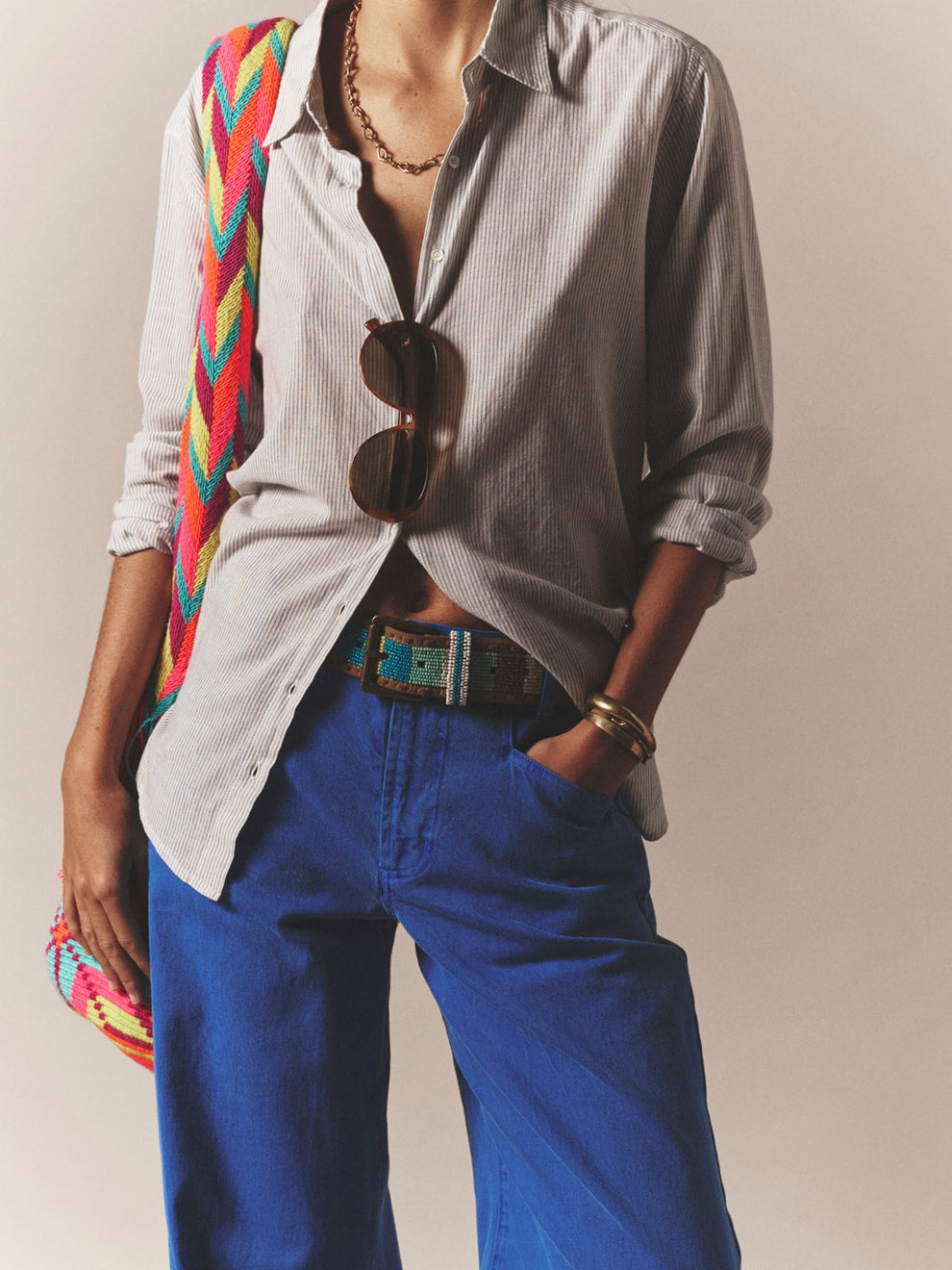 XIRENA Beau Striped Shirt