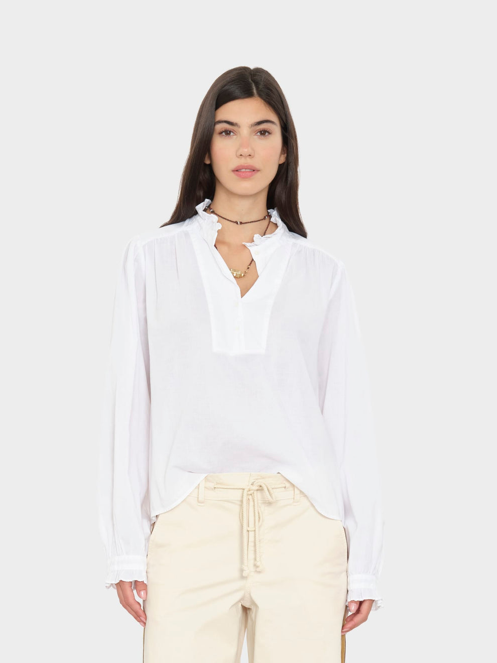 XIRENA Dorien Top White