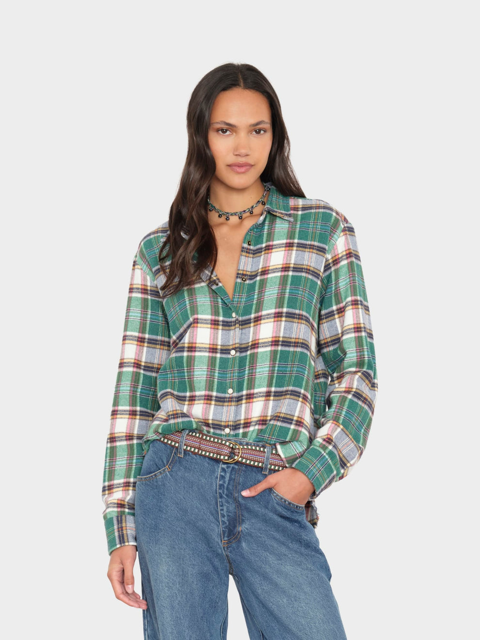 XIRENA Beau Shirt in Jadestone Green