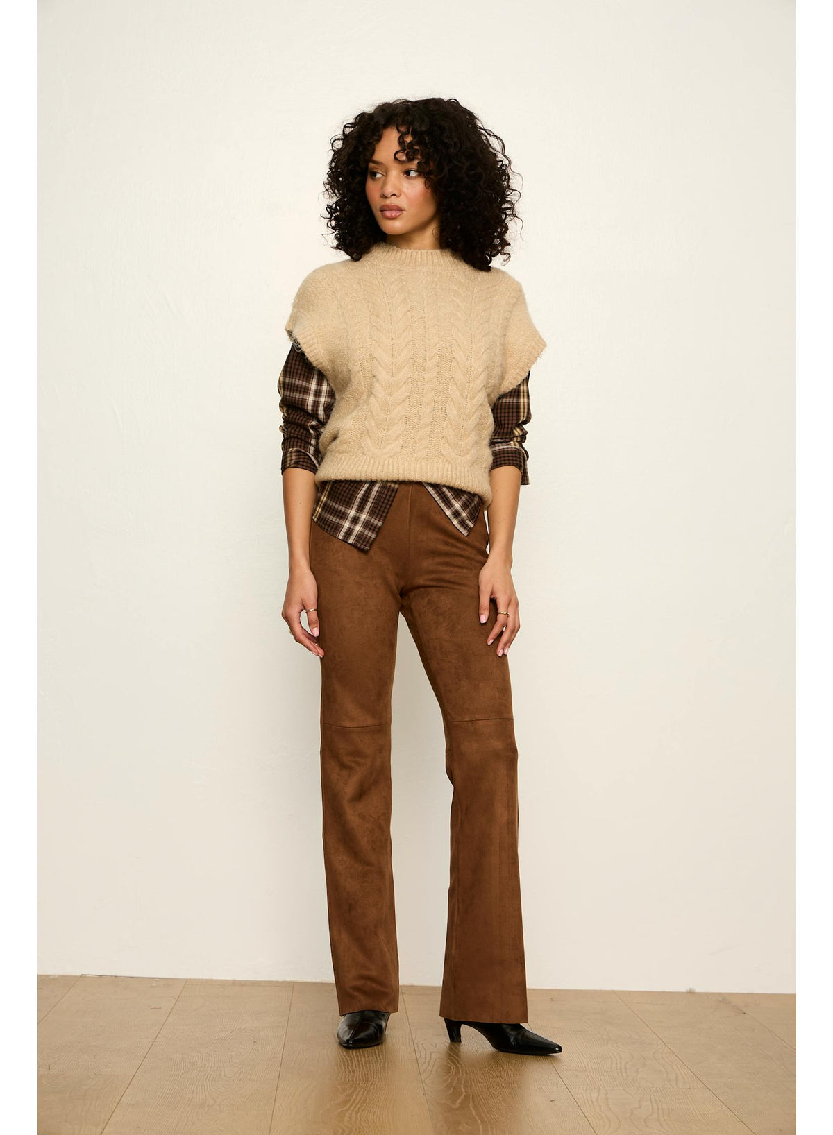 Sanctuary Cable Sweater Shell