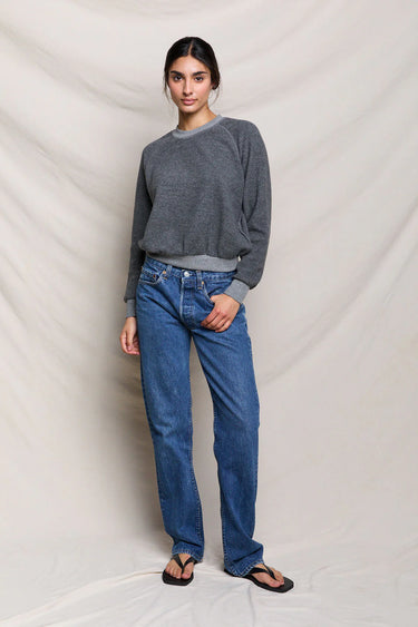perfectwhitetee Ziggy Inside Out Fleece Sweatshirt