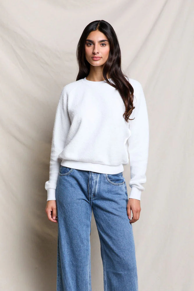 perfectwhitetee Ziggy Inside Out Fleece Sweatshirt