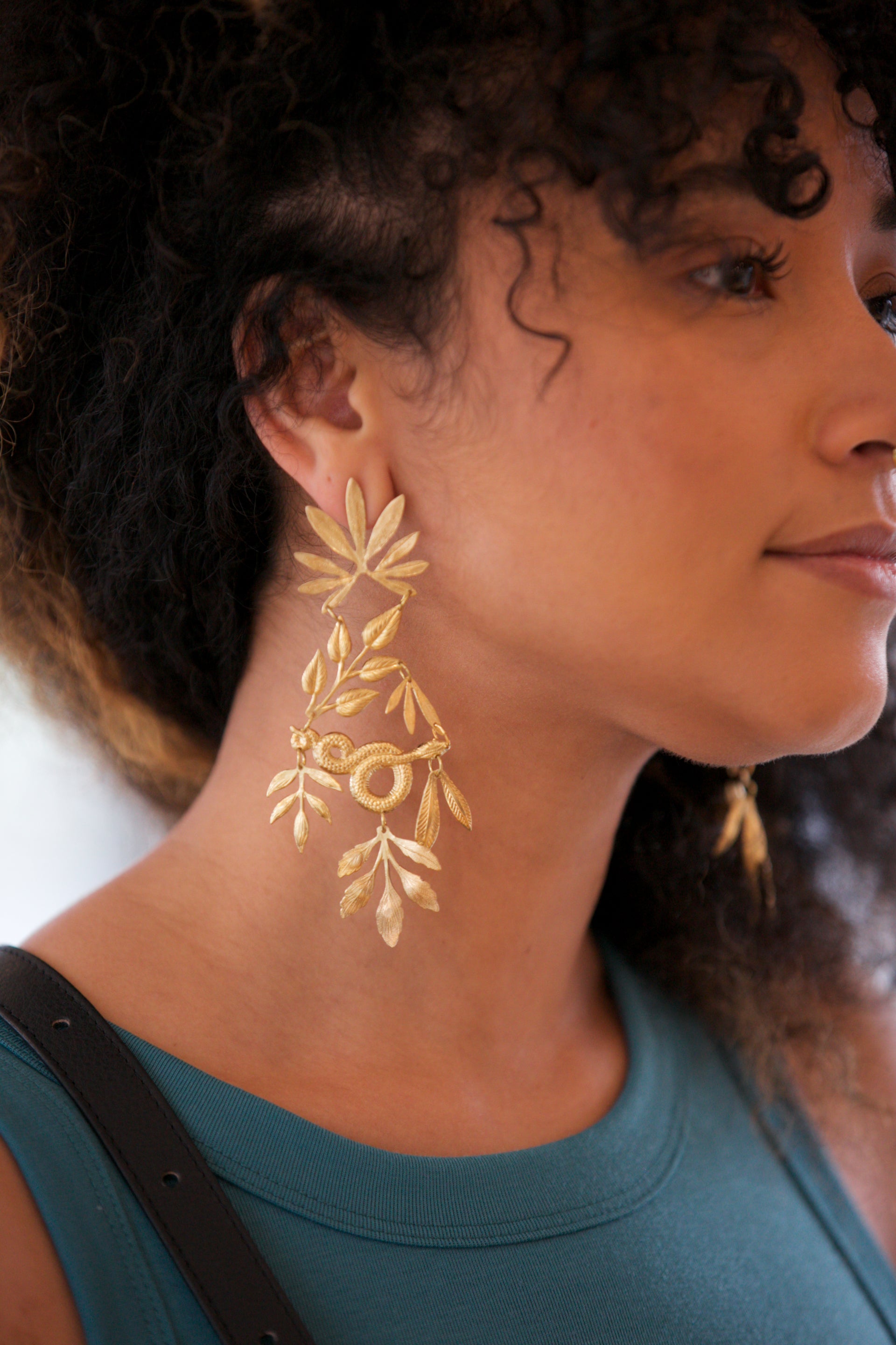We Dream in Colour Gold Grande Riviere Earrings