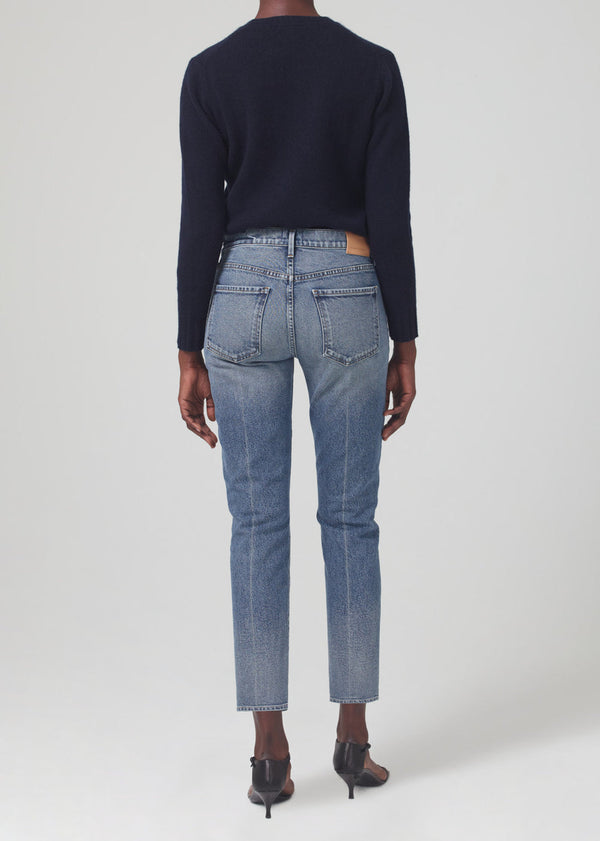 Citizens of Humanity Ella Mid Rise Slim Crop in Ascent - Adorn