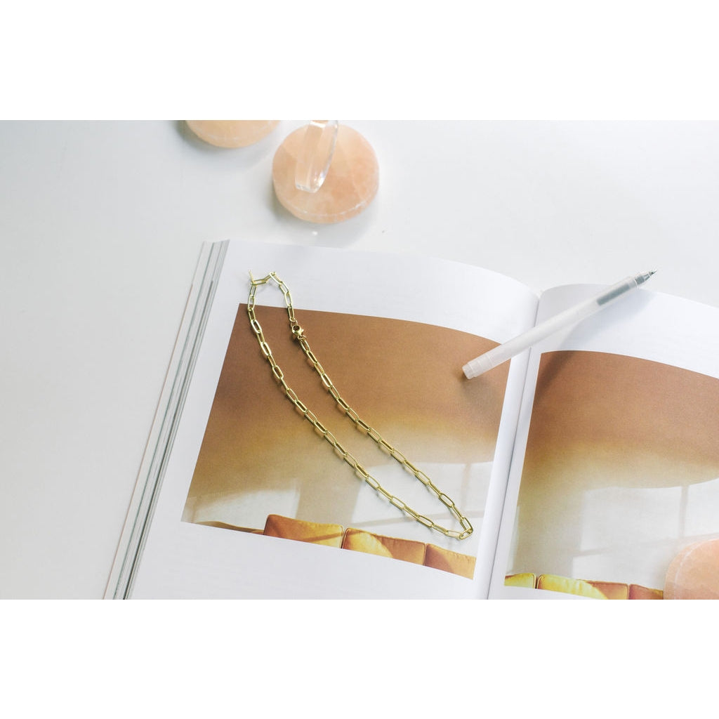 The Land of Salt 18" Marigold Chunky Link Chain Necklace