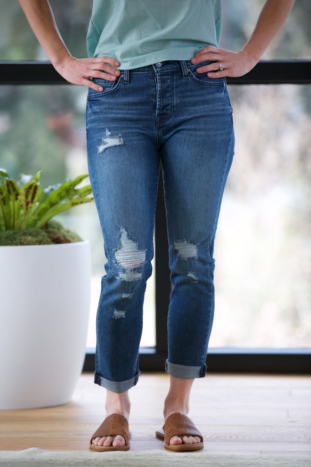 7 for All Mankind Josefina Release Hem in Alfred
