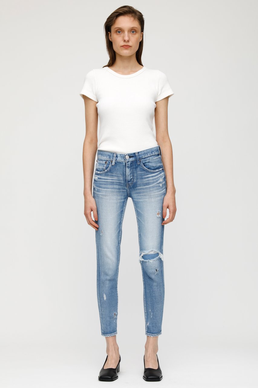 MOUSSY MV Lenwood Skinny Jeans in Light Blue