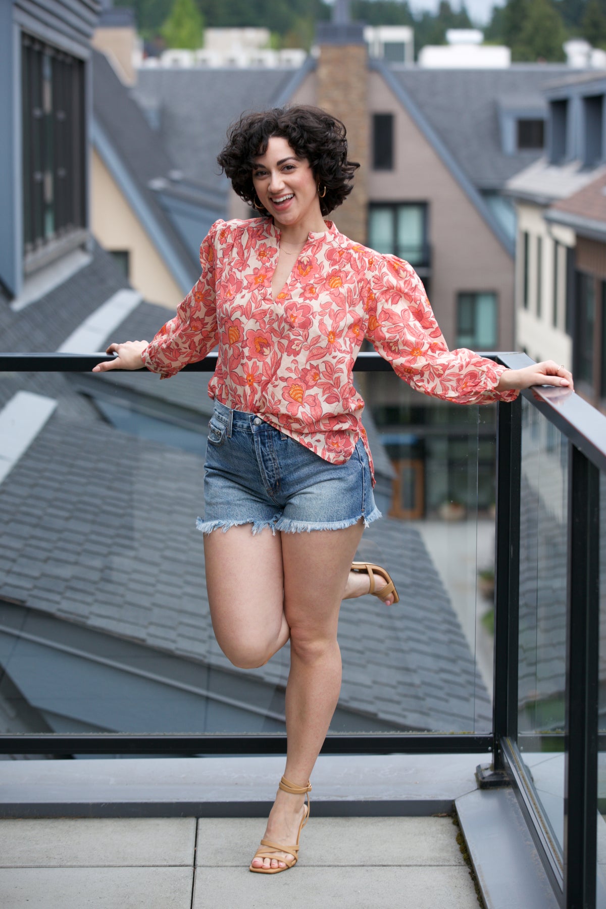 Birds of Paradis by Trovata Bailey Blouse