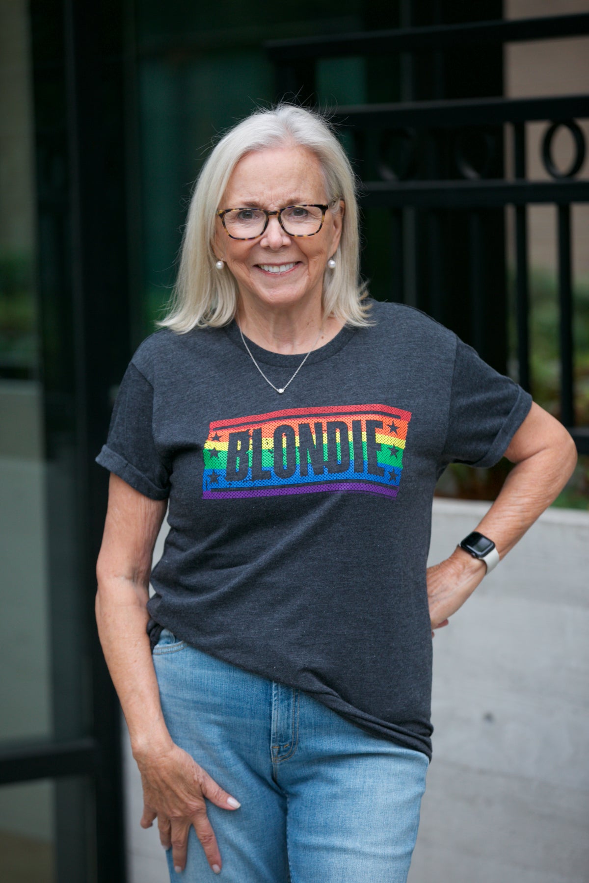 CHASER Blondie Triblend Jersey Tee