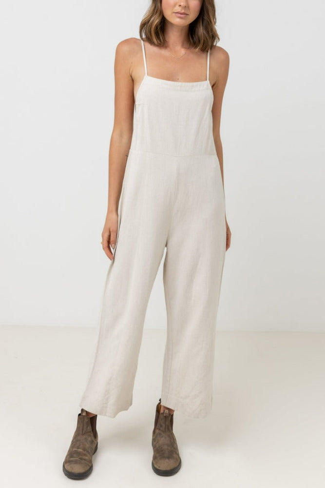 Rhythm Classic Jumpsuit Oat