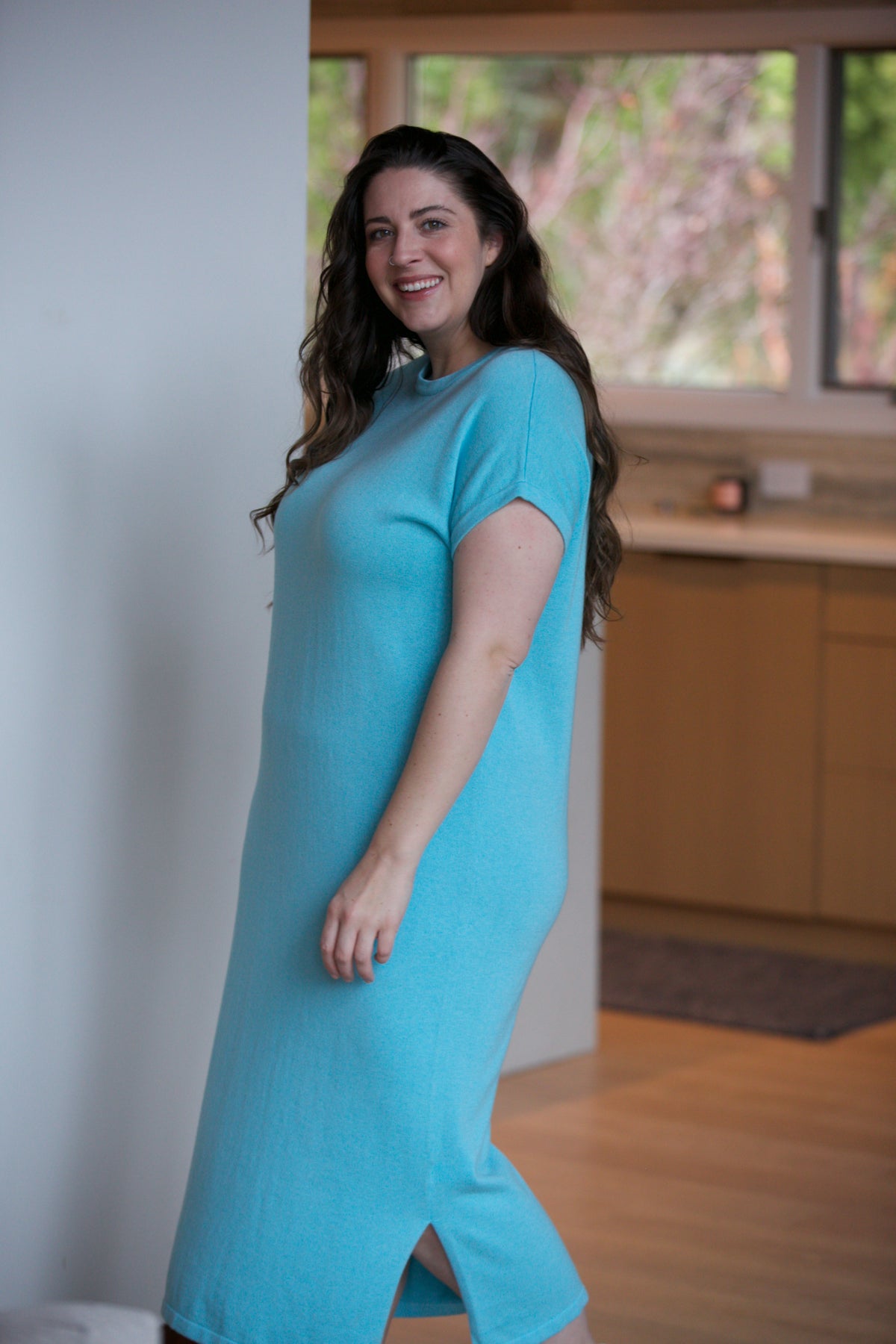 CRUSH Cashmere Blend Emilia Maxi T-Shirt Dress