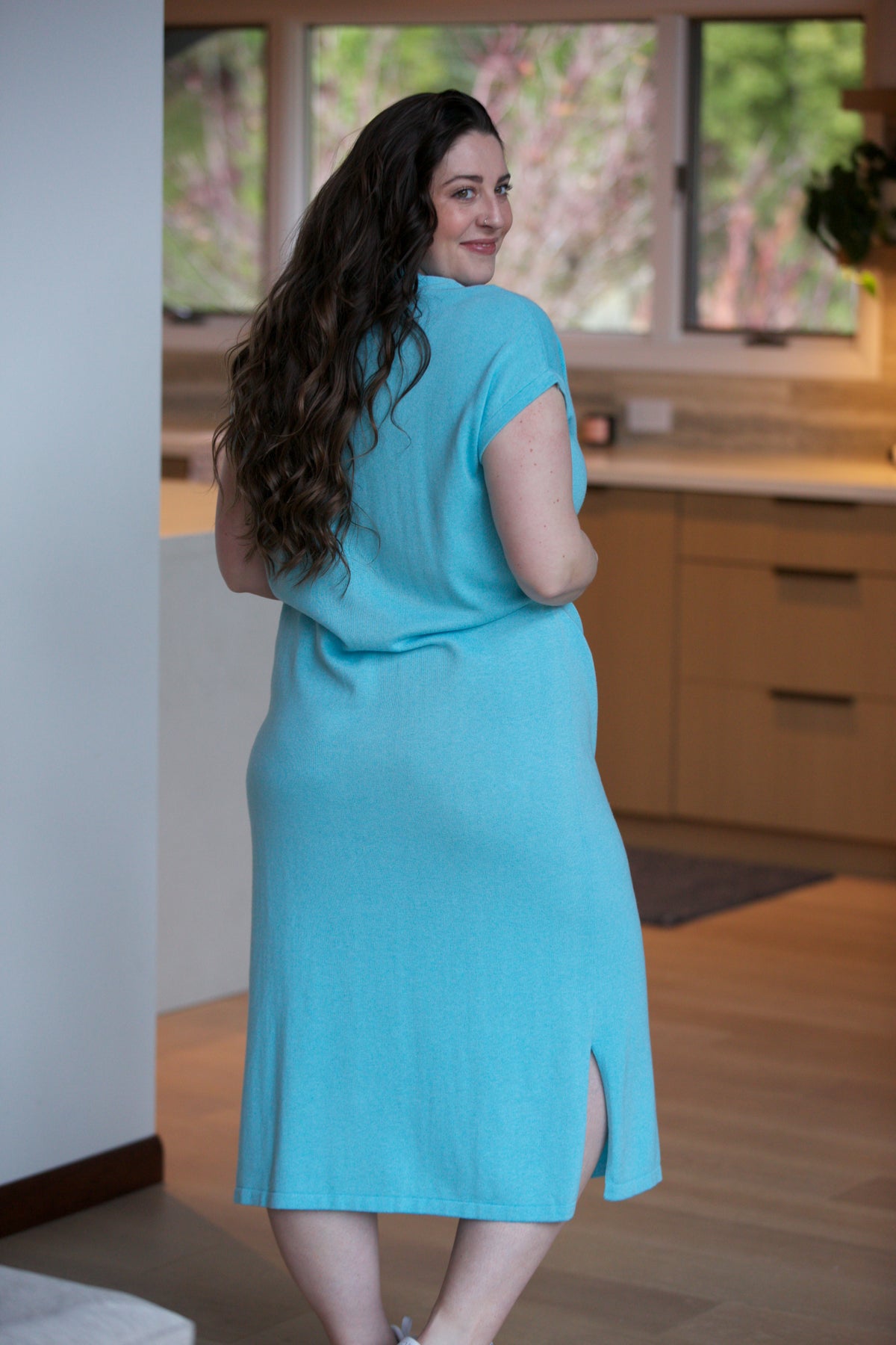 CRUSH Cashmere Blend Emilia Maxi T-Shirt Dress