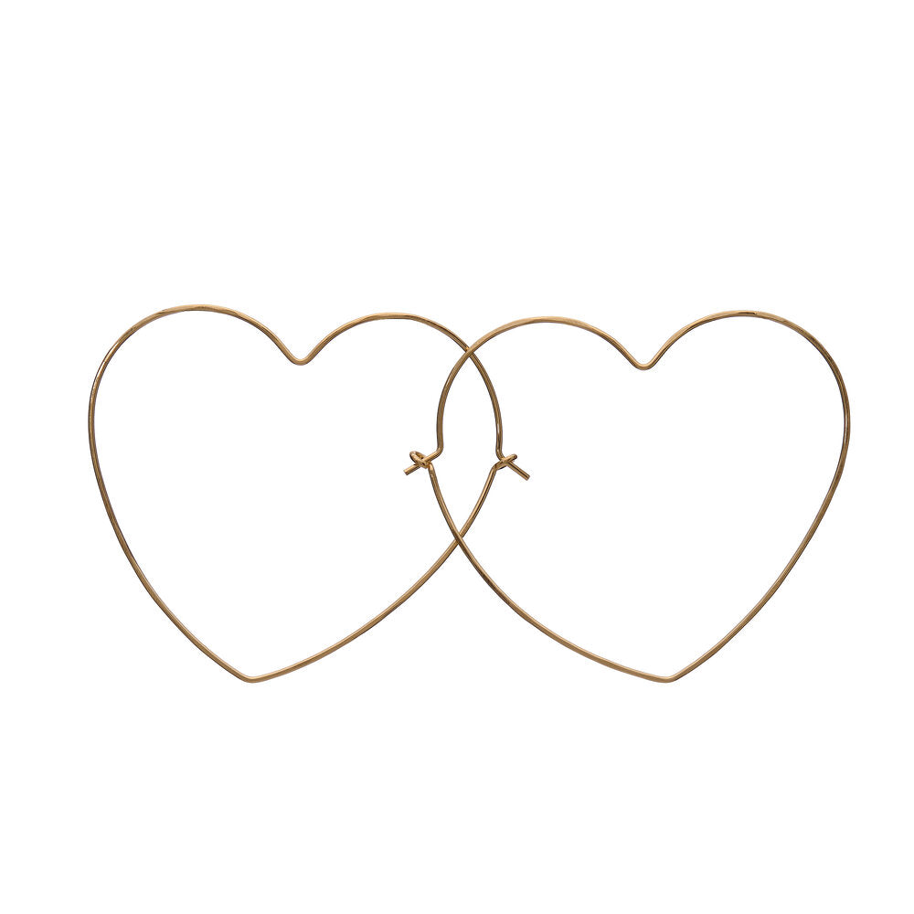 Kenda Kist Heart Hoop Earrings Large