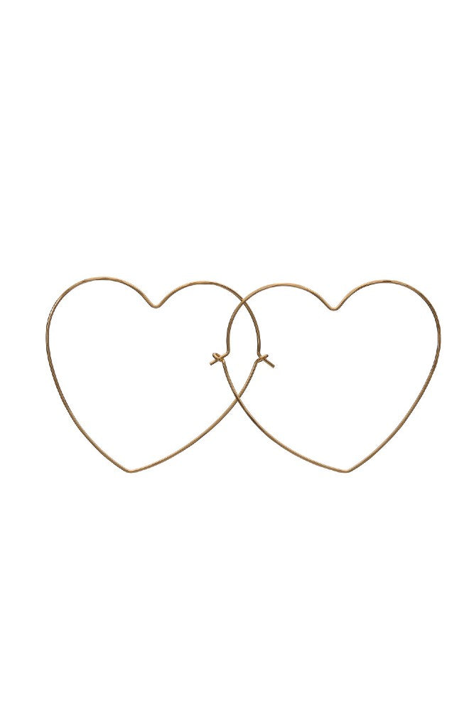 Kenda Kist Heart Hoop Earrings Large