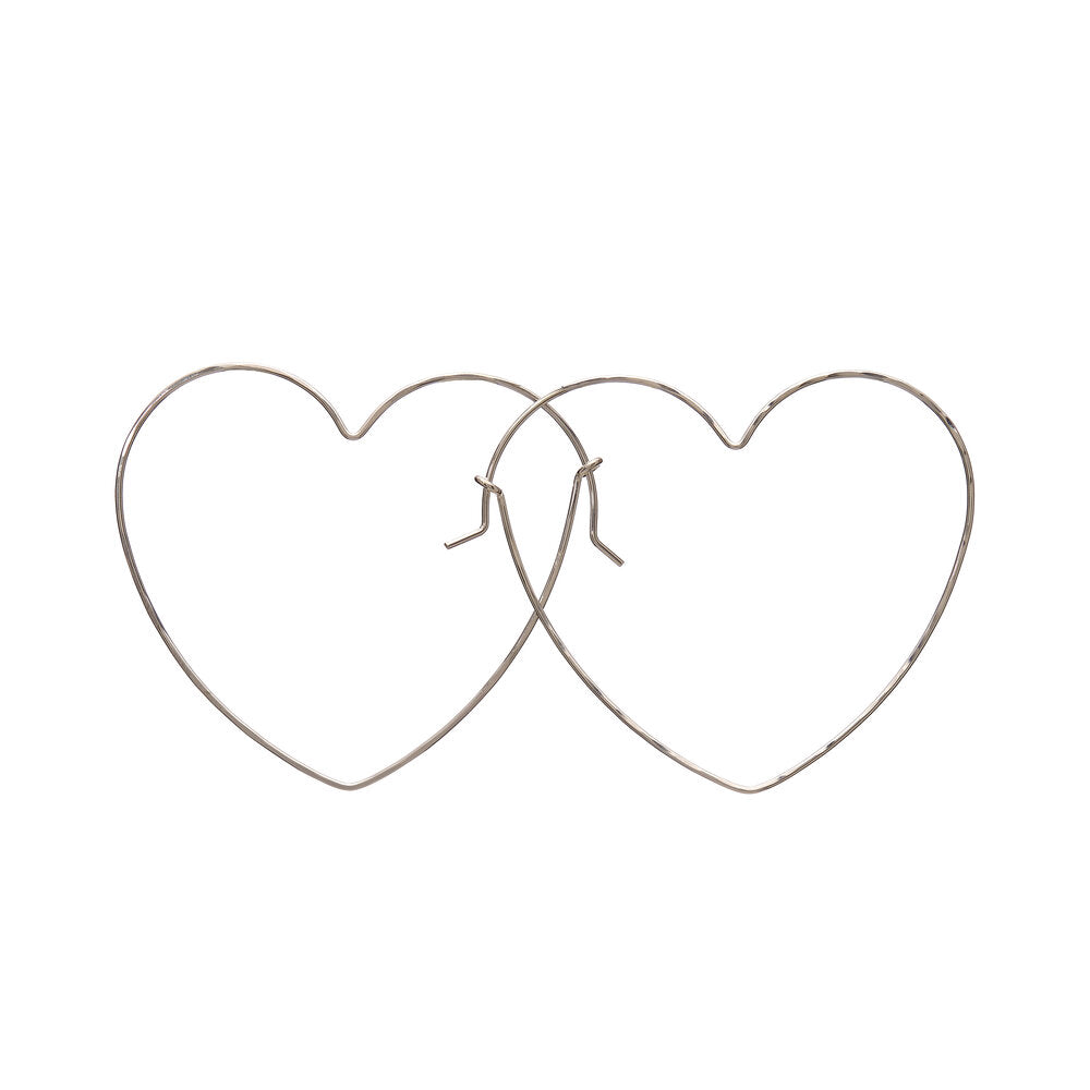 Kenda Kist Heart Hoop Earrings Large