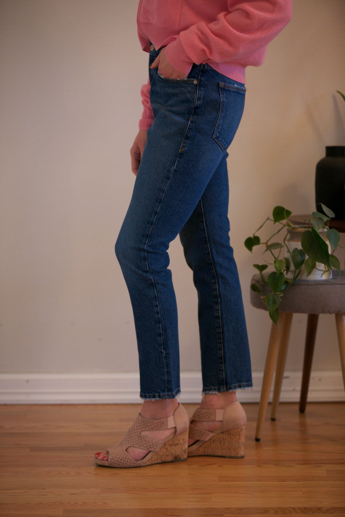 Good American Good Classic in Blue 844