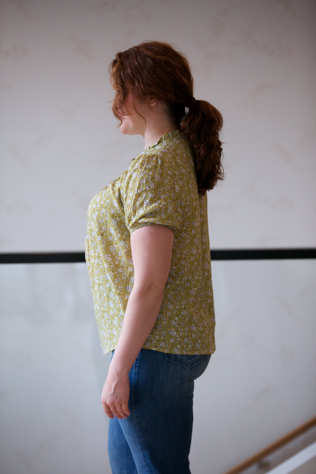 HOLIDAY Jocelyn Pin Tuck Detail Blouse