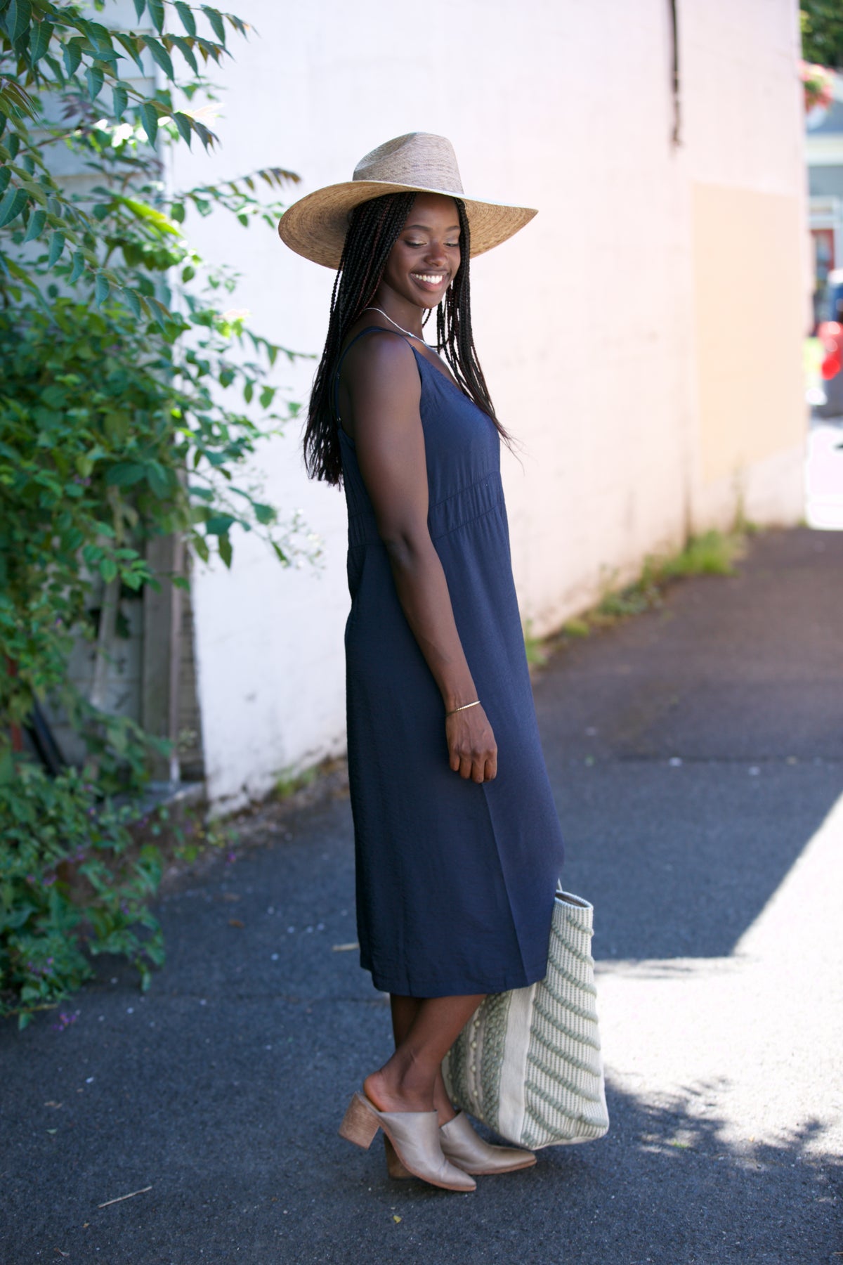 LACAUSA Alma Slip Dress Honor
