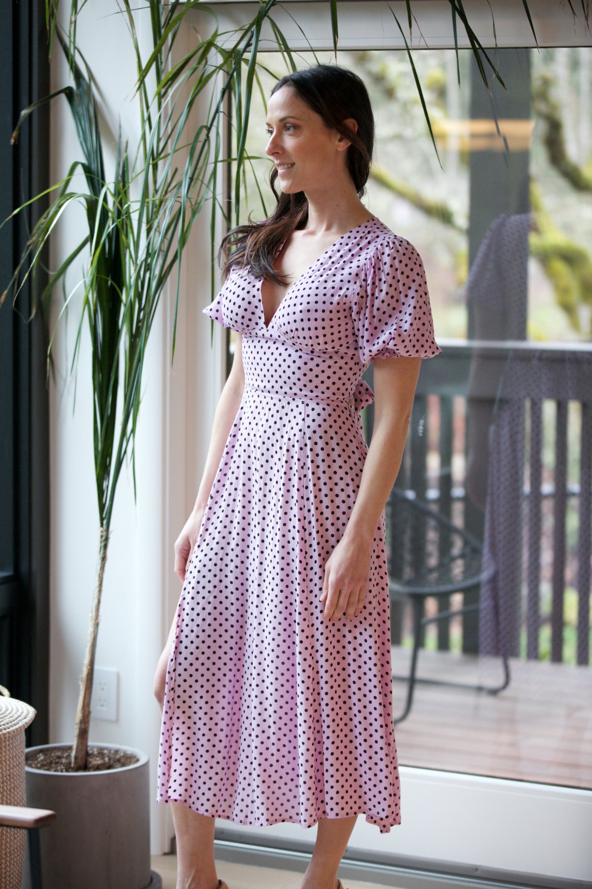 LUSANA Cindy Dress in Loren Spot