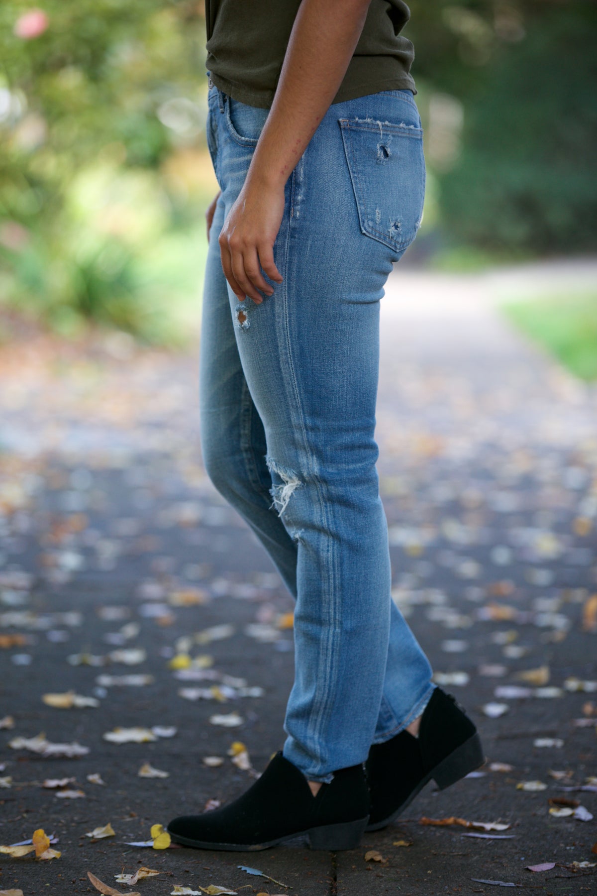 MOUSSY MV Lenwood Skinny Jeans in Light Blue