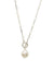 Kenda Kist Baroque Pearl Toggle Necklace Silver