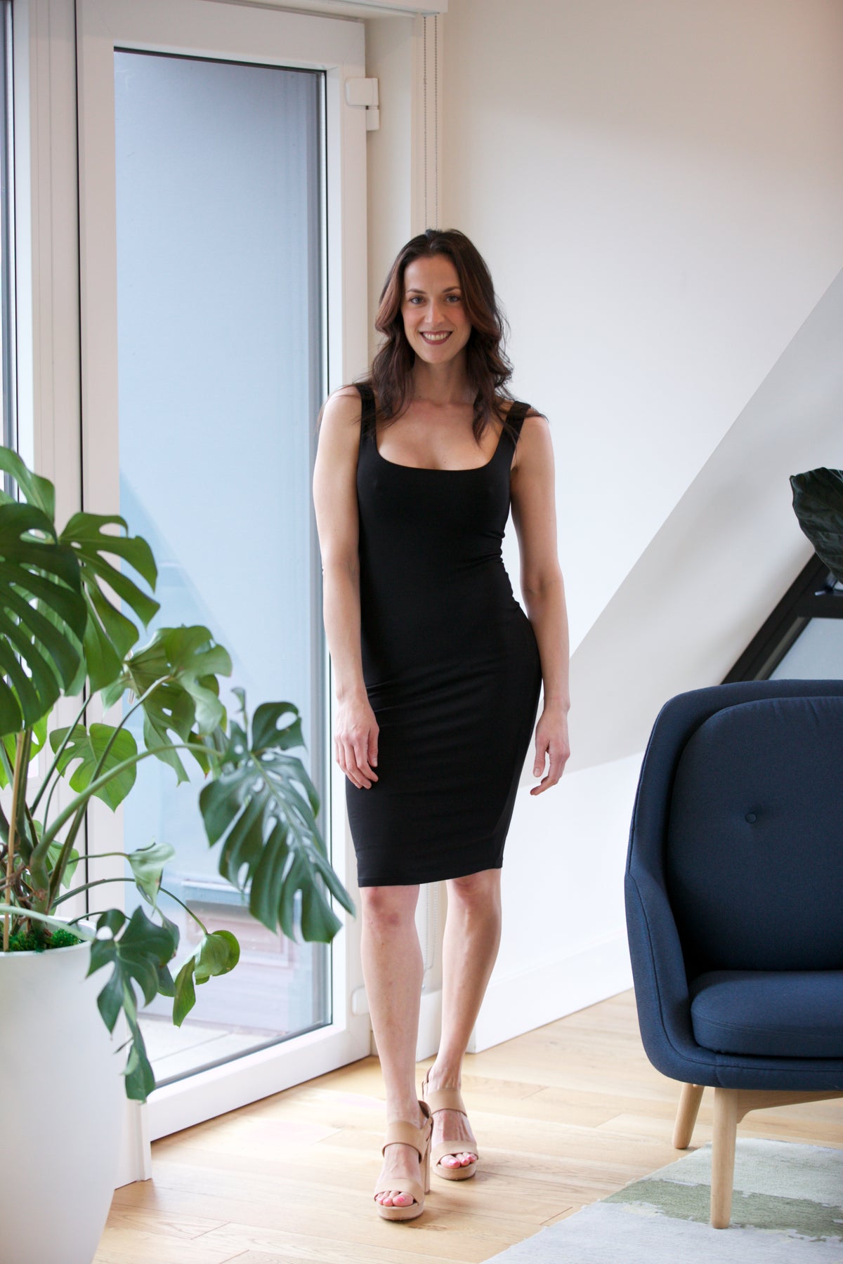 NYLAND Pamela Bodycon Tank Dress Black