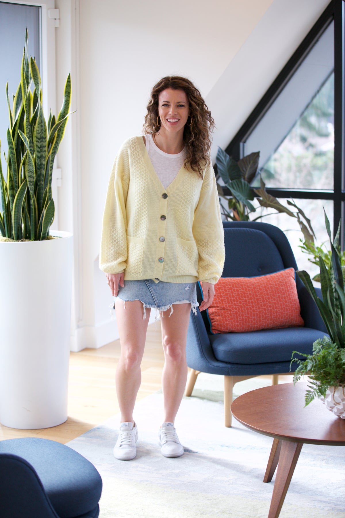 PISTOLA Rumi High Rise Cut Off Skirt in Delores Park Distressed
