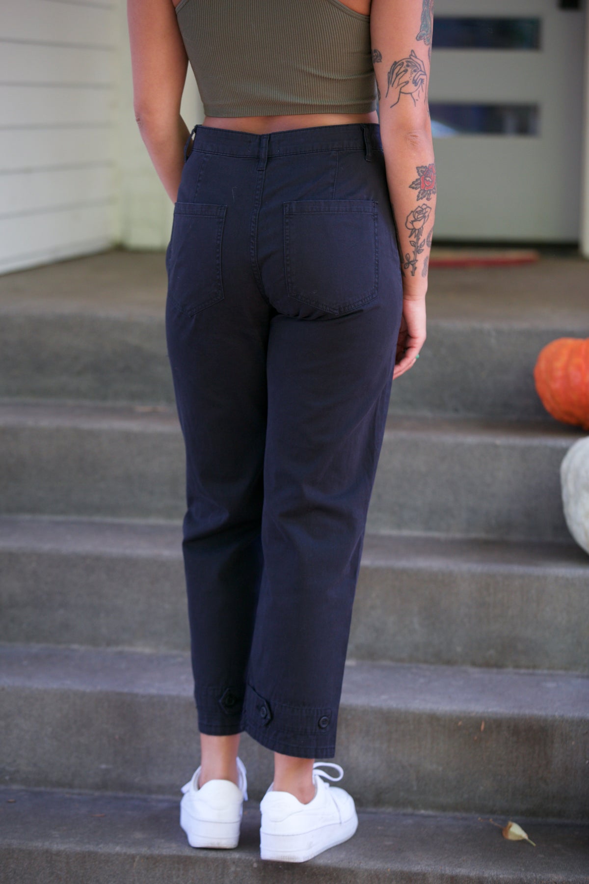 PISTOLA Tammy High Rise Trouser in Fade to Black