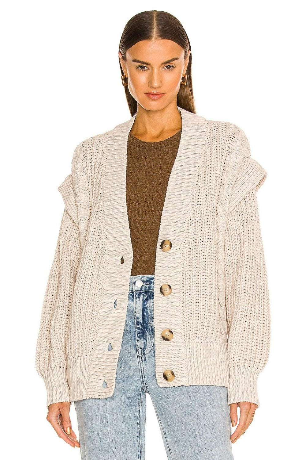 PISTOLA Kira Cardigan Sweater Dove