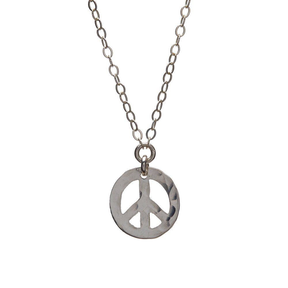 Peace Sign Necklace – Lizzie Scheck