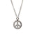 Kenda Kist Peace Sign Necklace Gold