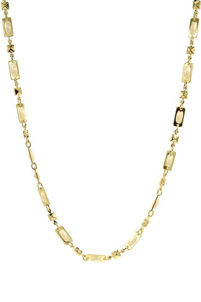 PARADIGM DESIGN Rectangle Pearl Necklace