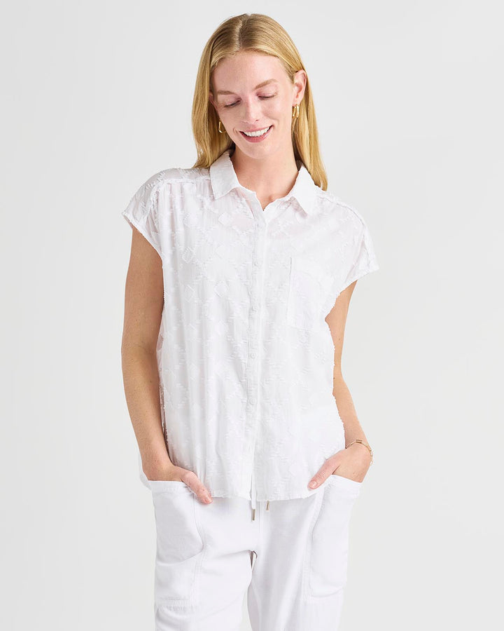 Splendid Olivia SS Shirt White