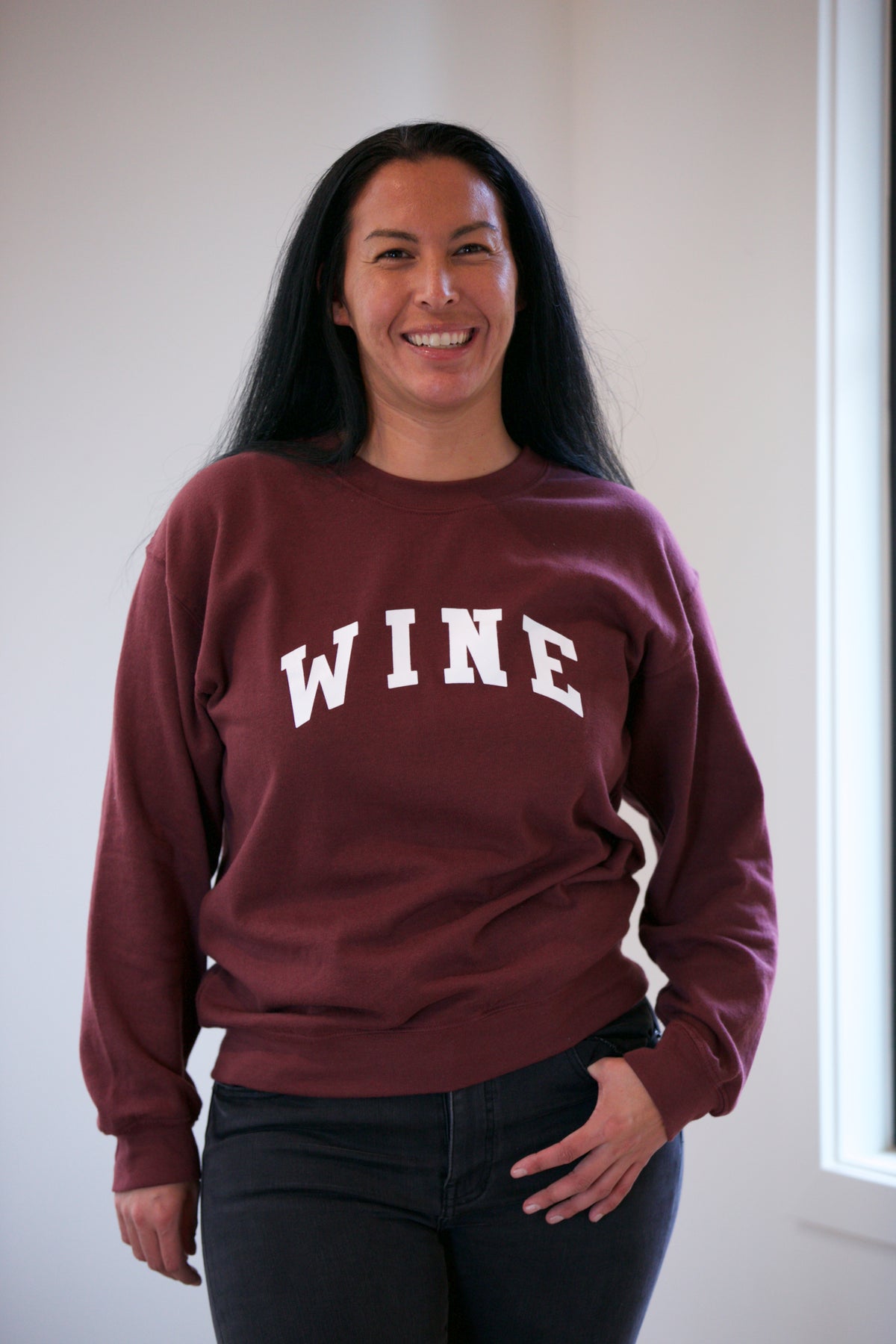 SUB_URBAN RIOT Wine Willow Sweatshirt