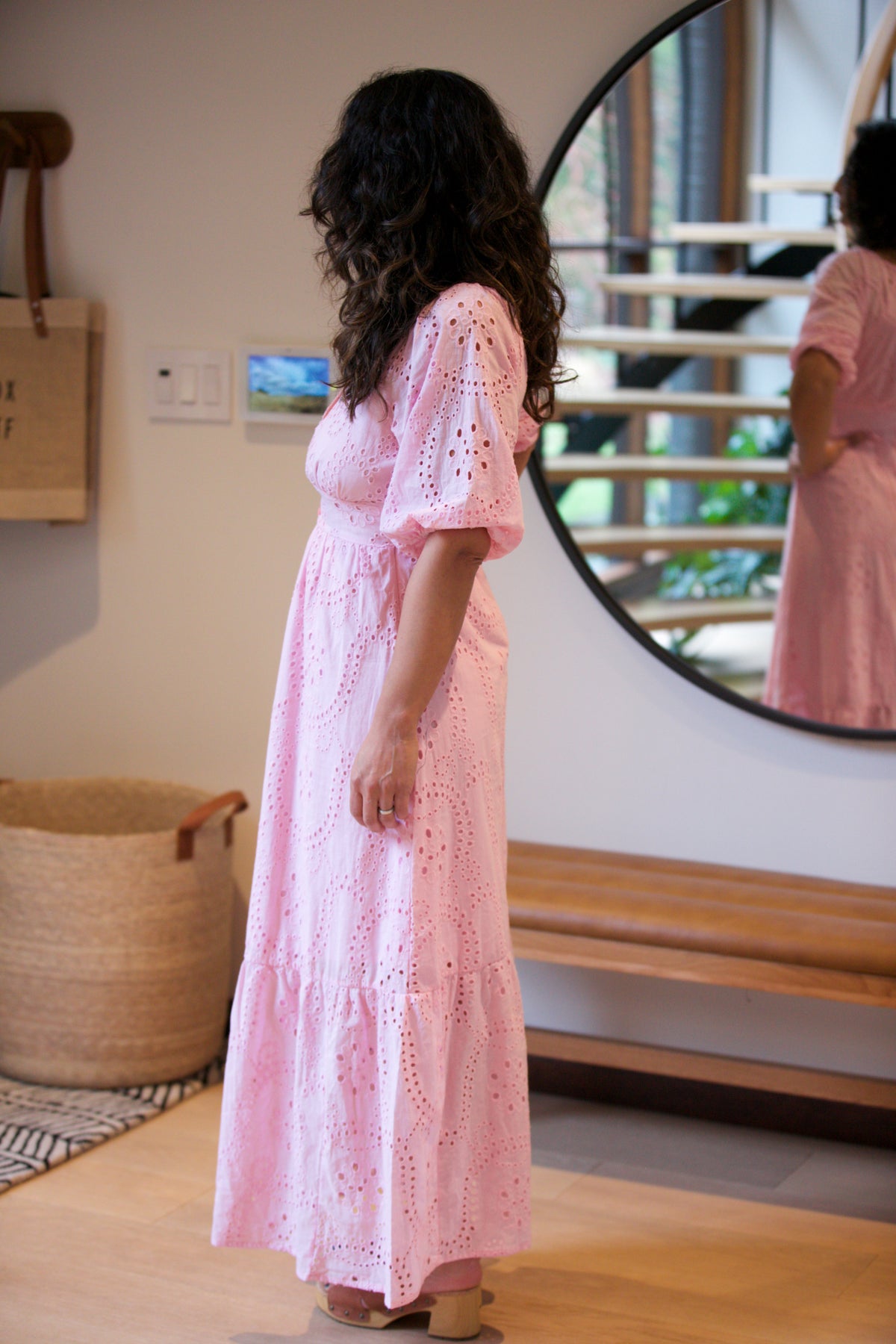 Sanctuary Maxi Eyelet Dress