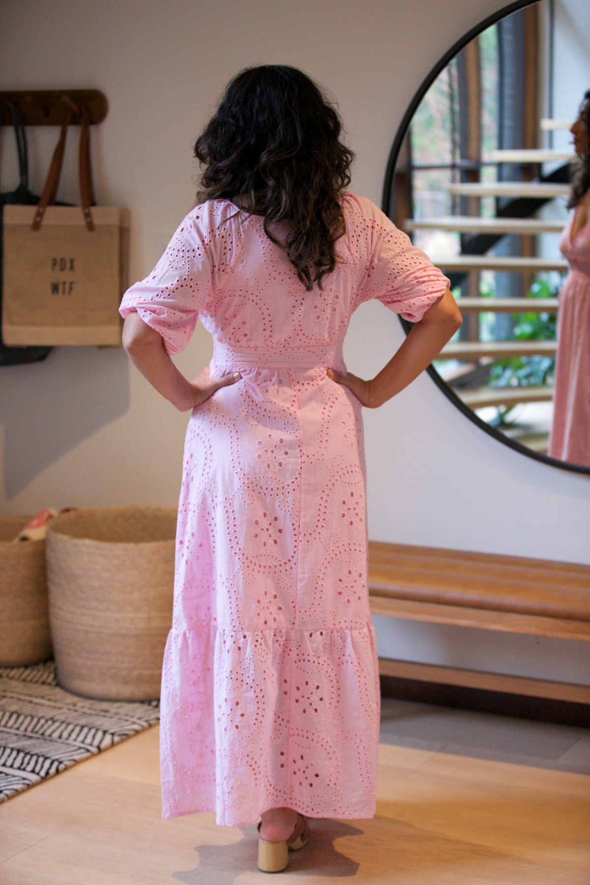 Sanctuary Maxi Eyelet Dress