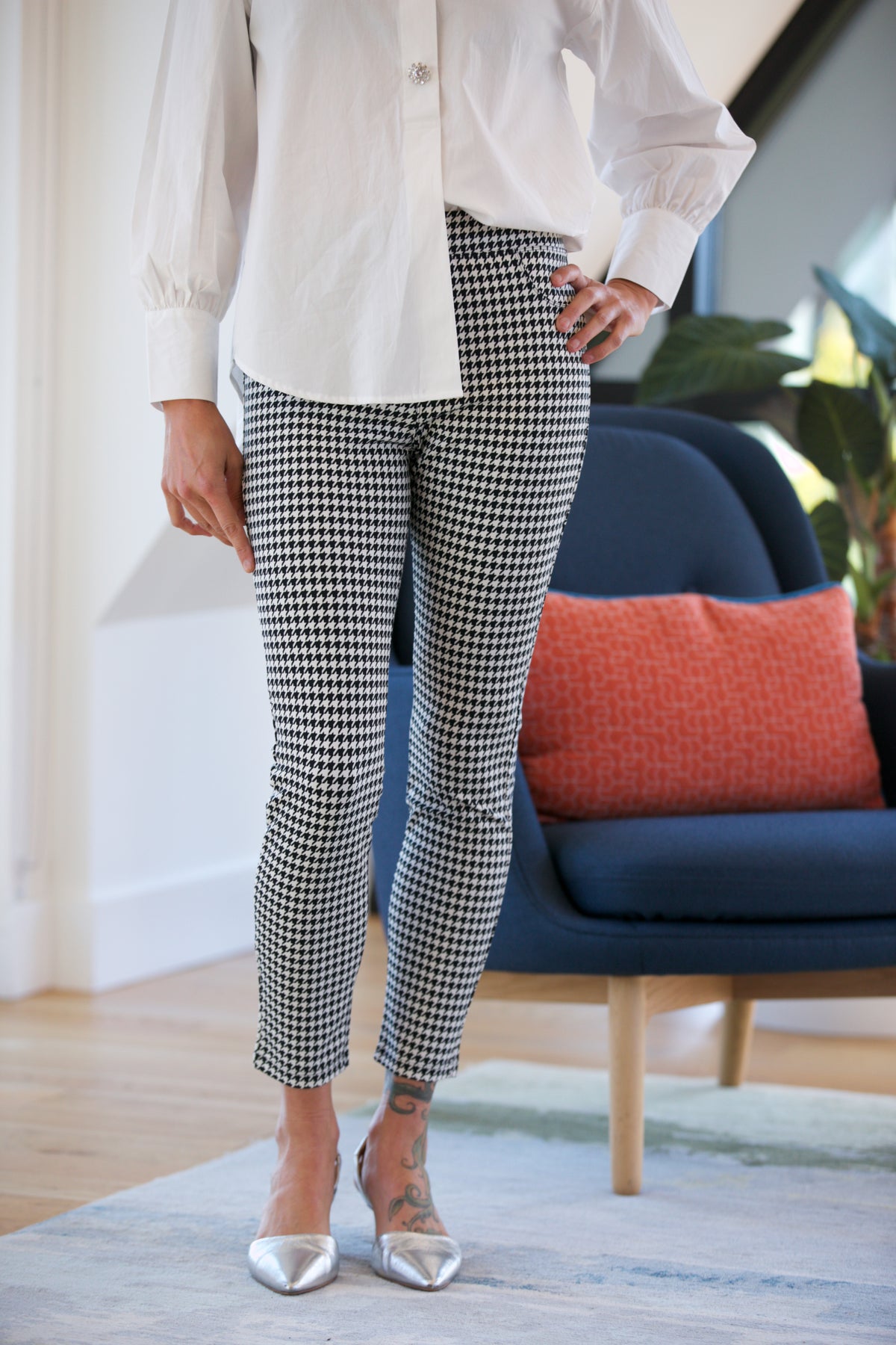 Sanctuary Runway Legging Classic Houndstooth