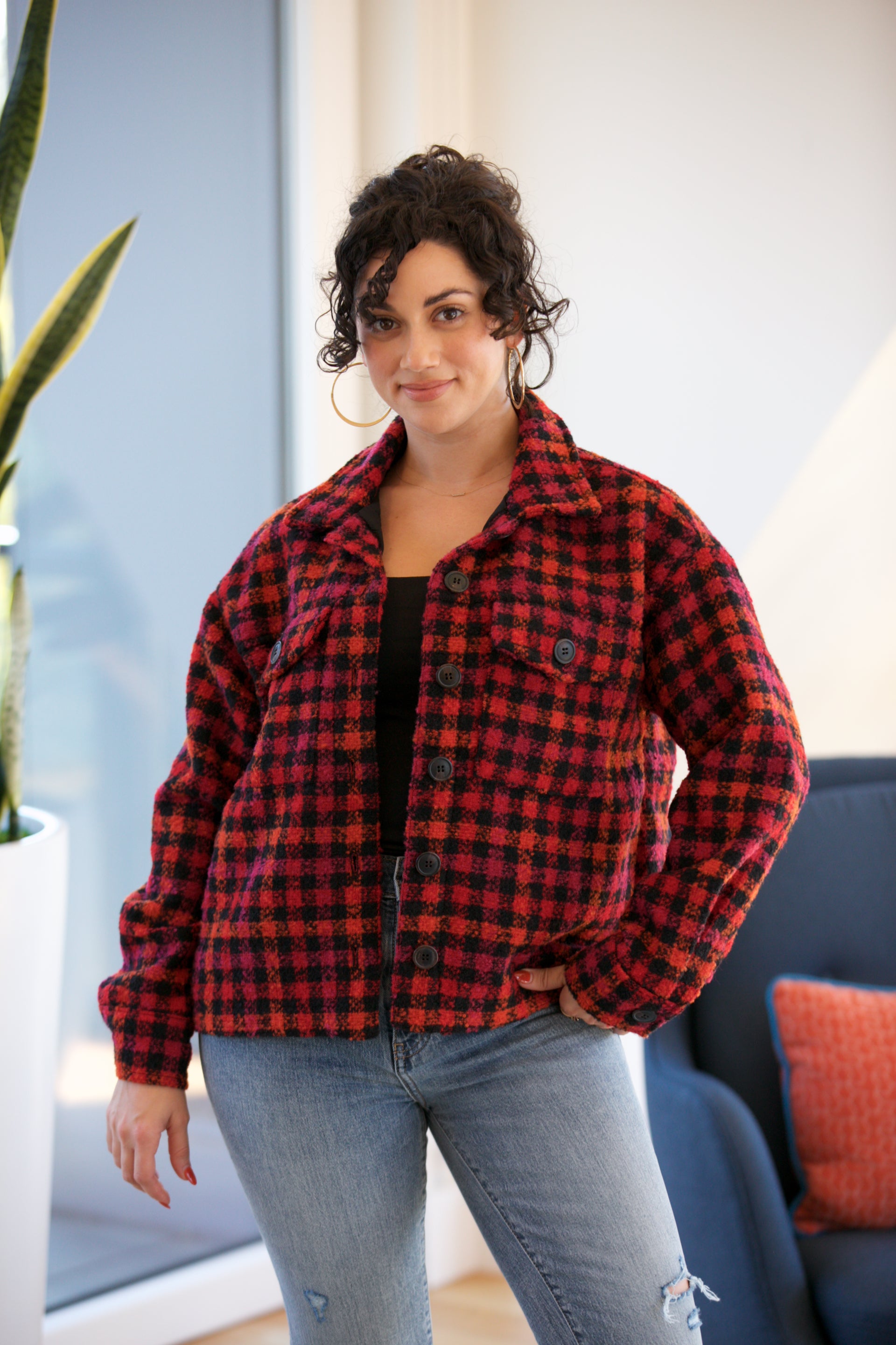 Sanctuary The Shacket in Roller Plaid