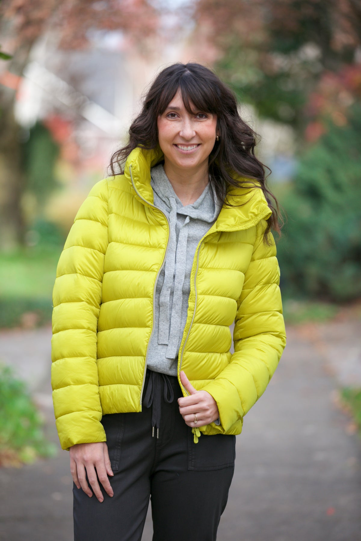 Save The Duck Elsie Jacket in Citronella Green