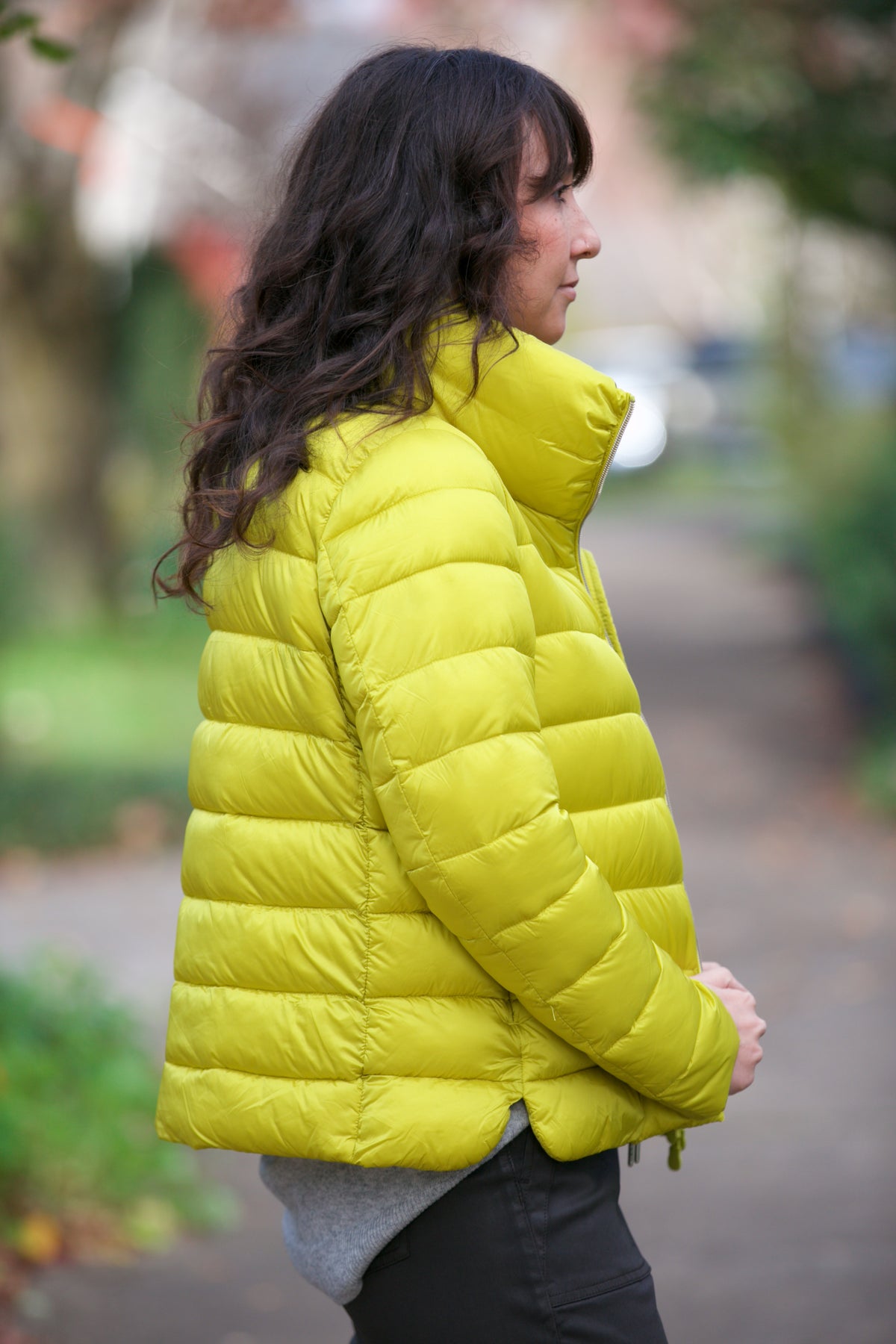 Save The Duck Elsie Jacket in Citronella Green