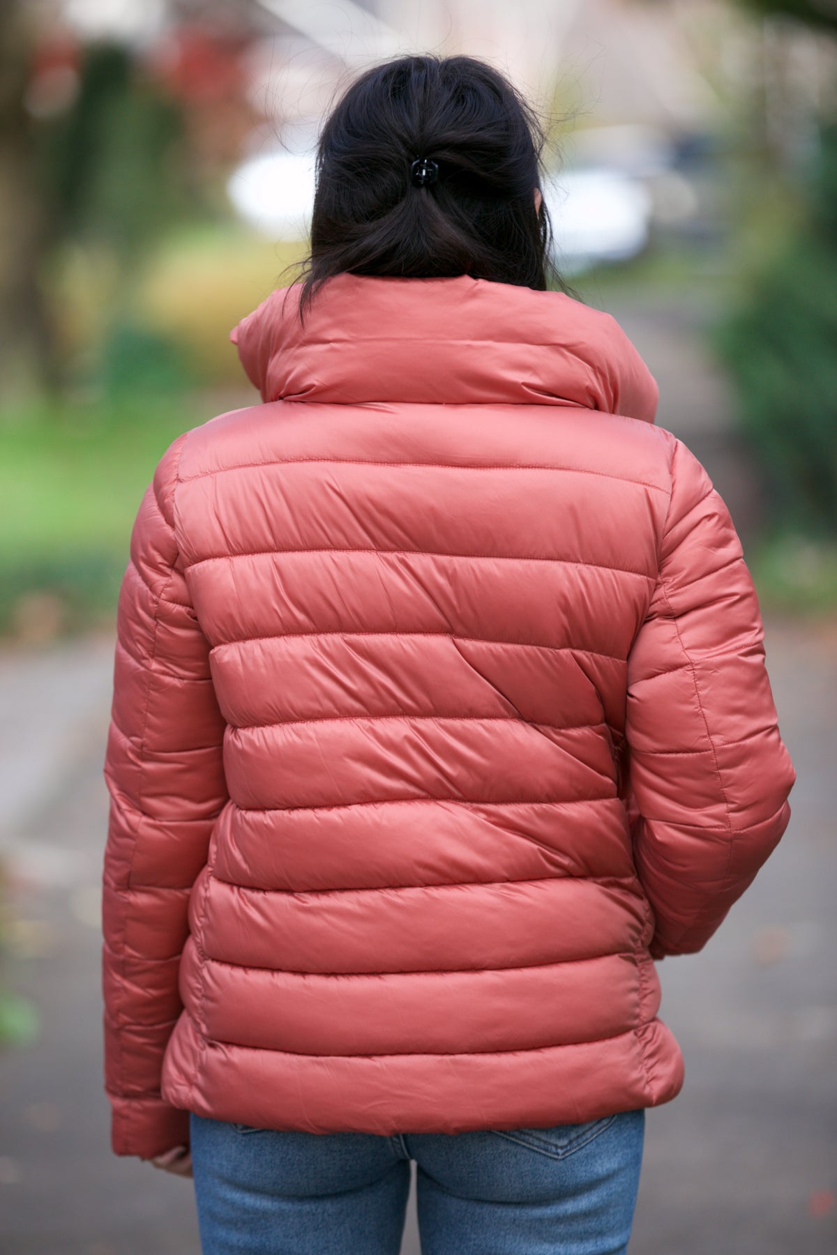 Save The Duck Elsie Jacket in Clay Pink