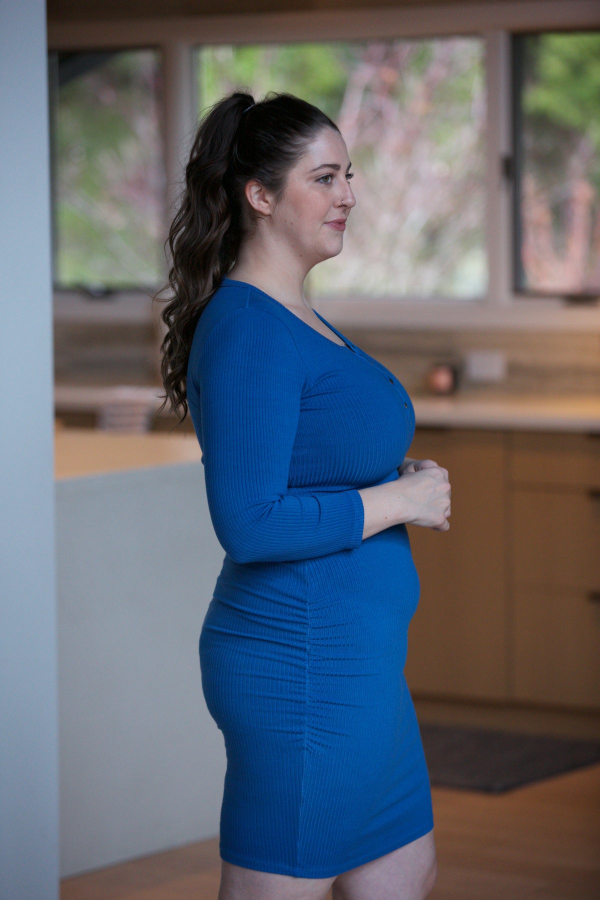 Sundry Henley Dress