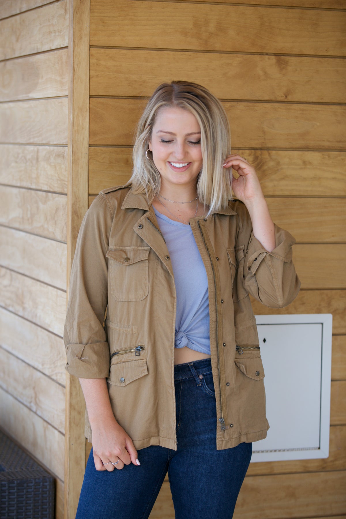 Velvet by Graham &amp; Spencer Ruby Army Jacket